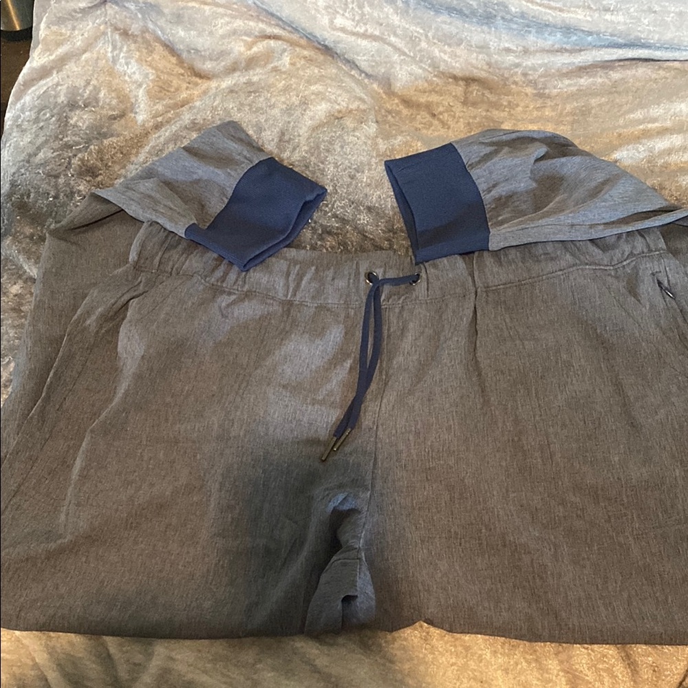Blue Casual Pants